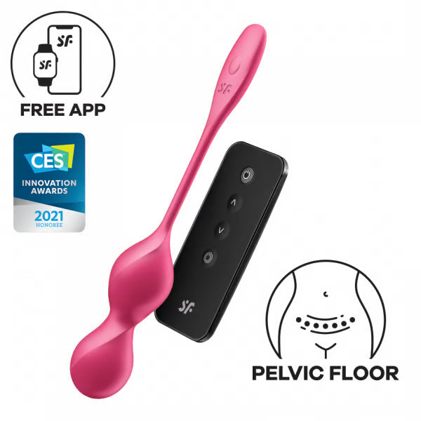 Satisfyer Love Birds 2 Vibrating Kegel Balls with Connect App and Remote Control